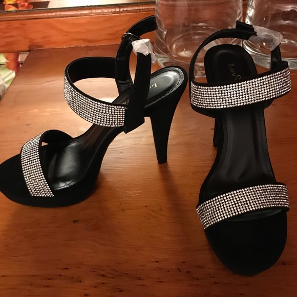 NEW BLING BLING HEELS last one size 5.5 - Picture 4 of 7